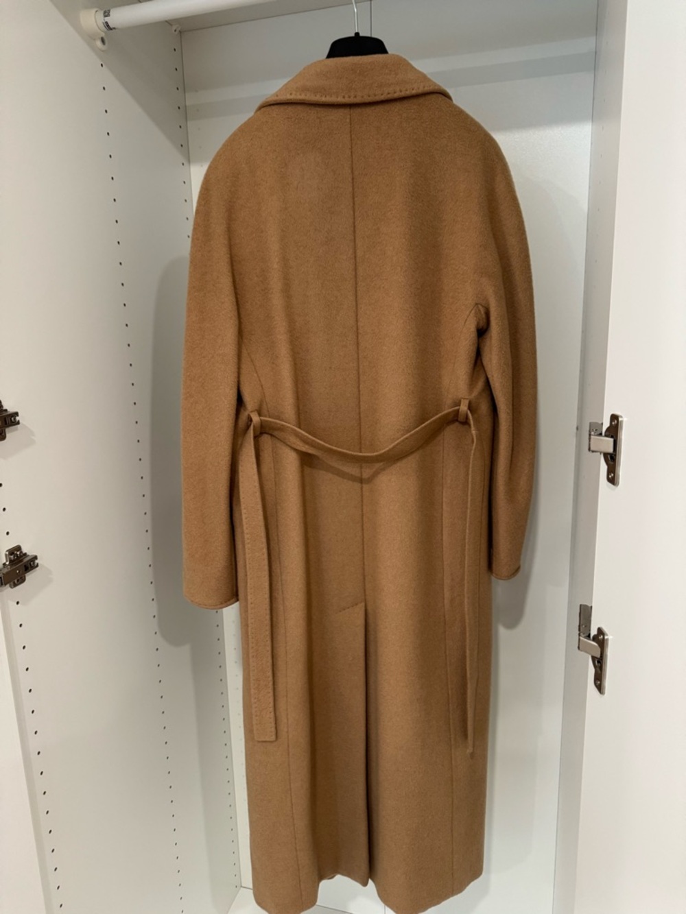 MaxMara Camel Wool Longline Trench Coat - Picture 5 of 5